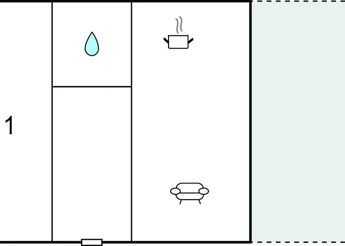 1 Bedroom Cozy In Apartment